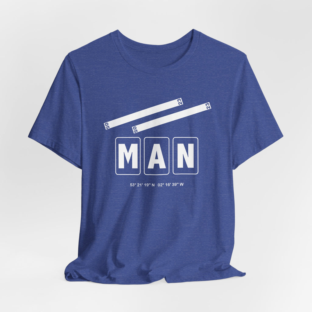 MAN Airport Code Tee Shirt 1