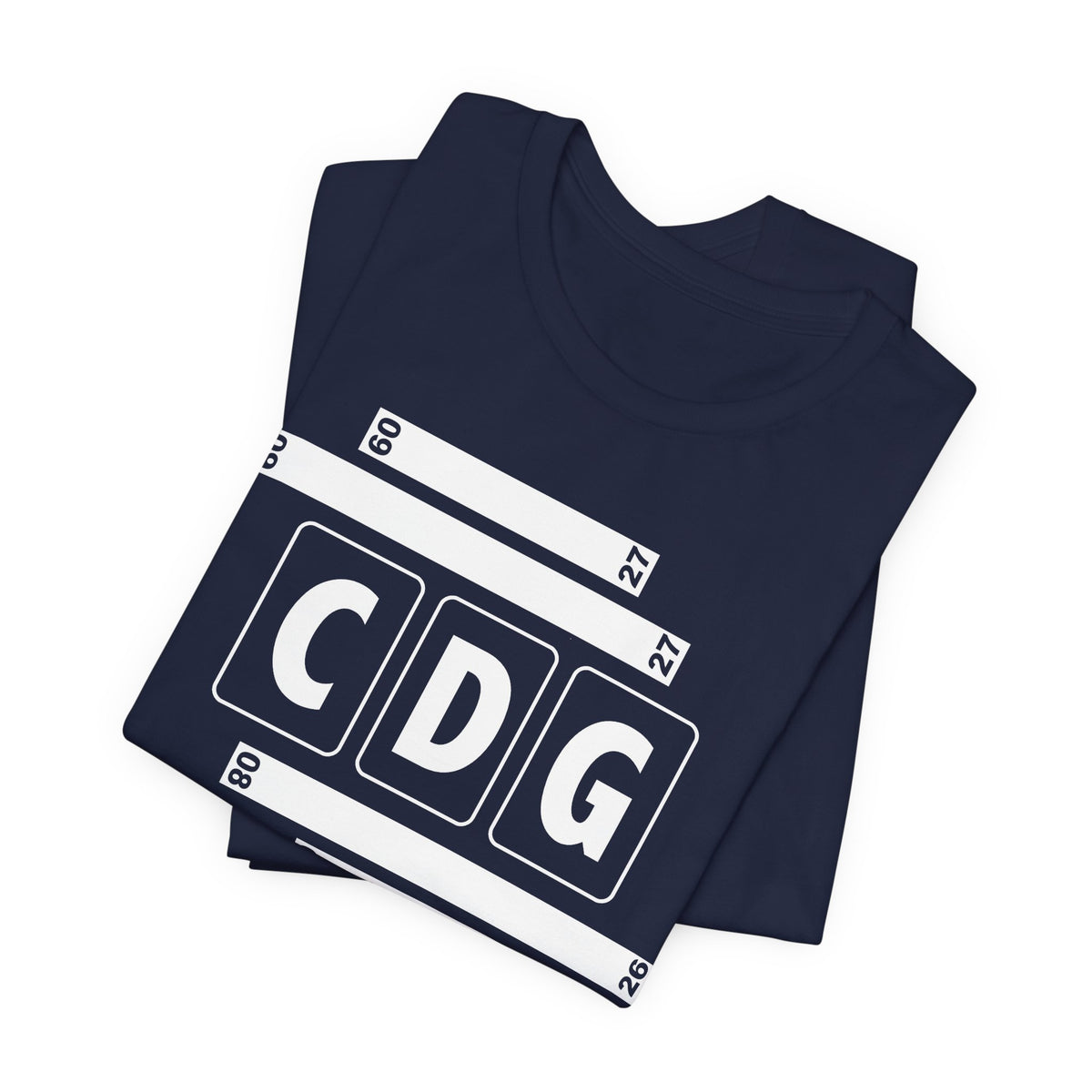 CDG Airport Code Tee Shirt 1