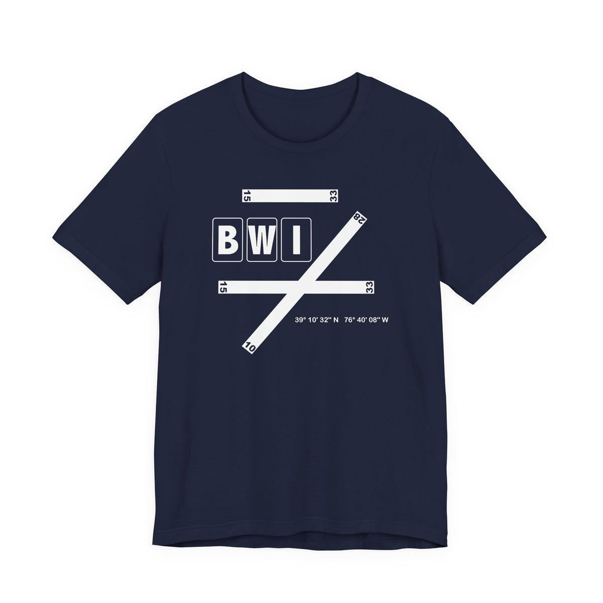BWI Airport Code Tee Shirt 1