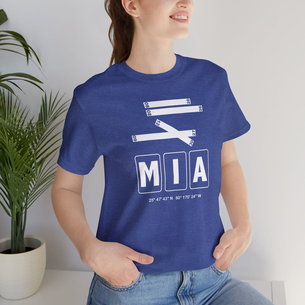 MIA Airport Code Tee Shirt 1