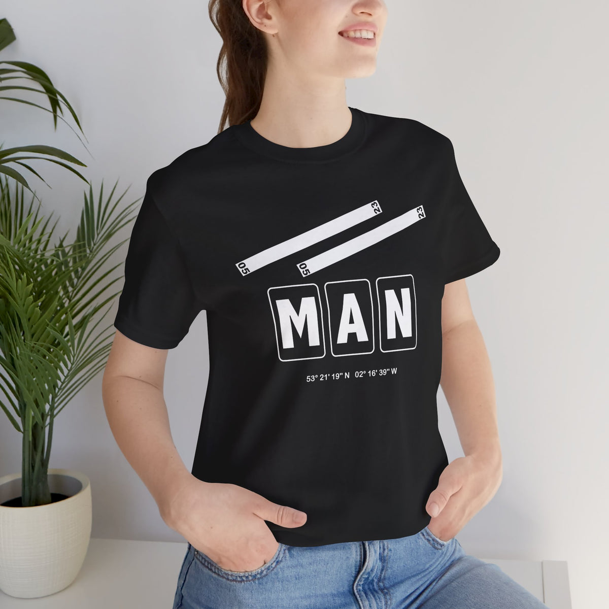 MAN Airport Code Tee Shirt 1
