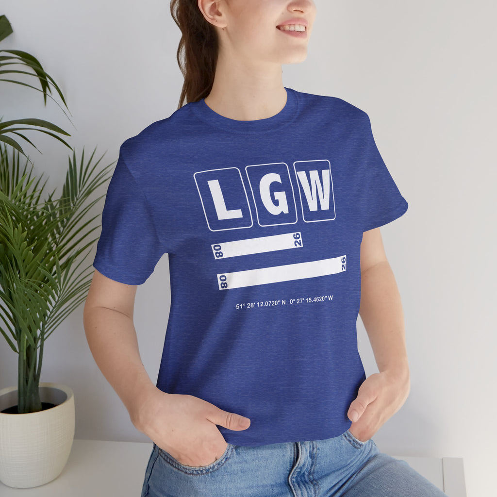 LGW Airport Code Tee Shirt 1