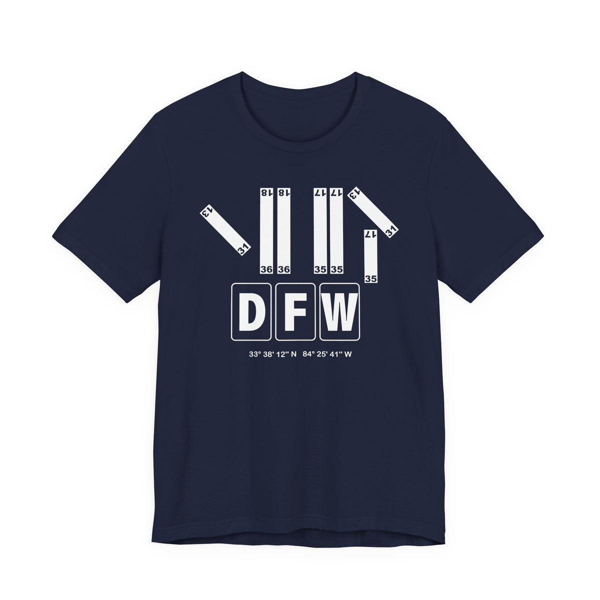 DFW Airport Code Tee Shirt 1