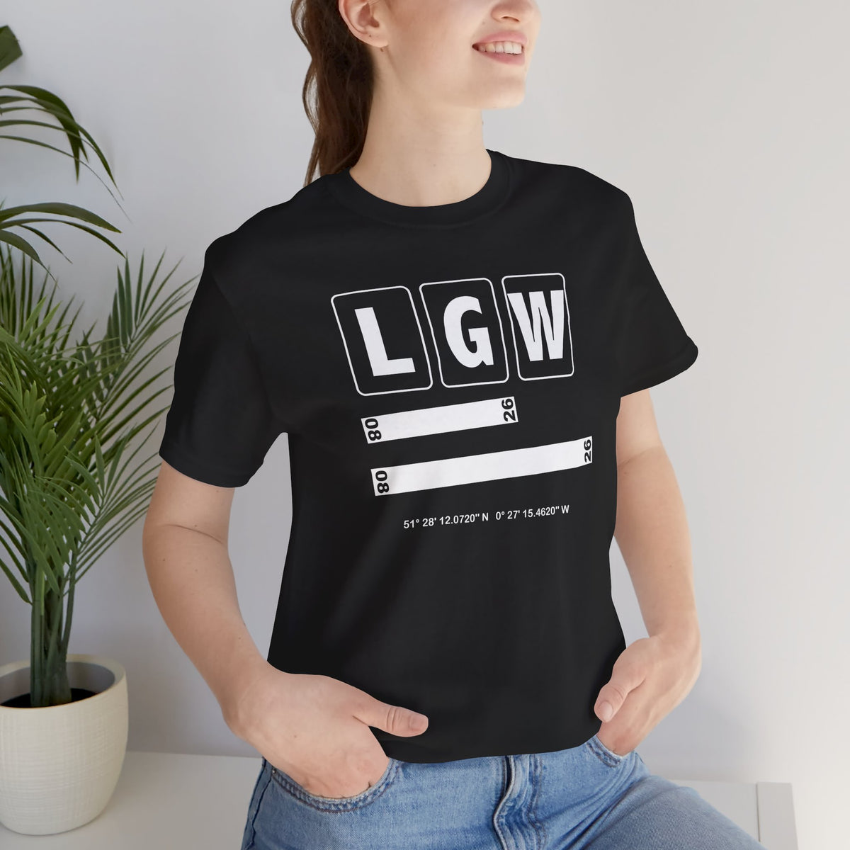 LGW Airport Code Tee Shirt 1