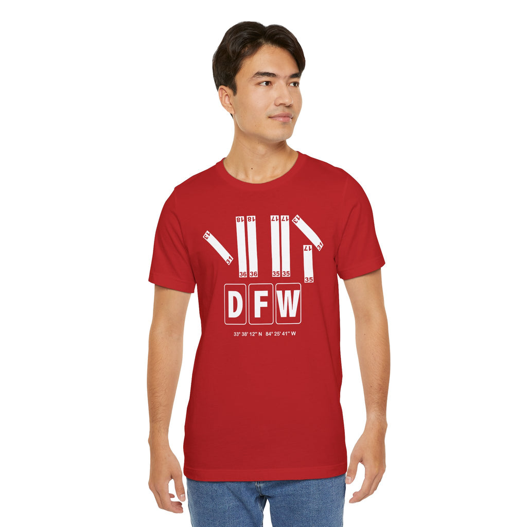 DFW Airport Code Tee Shirt 1