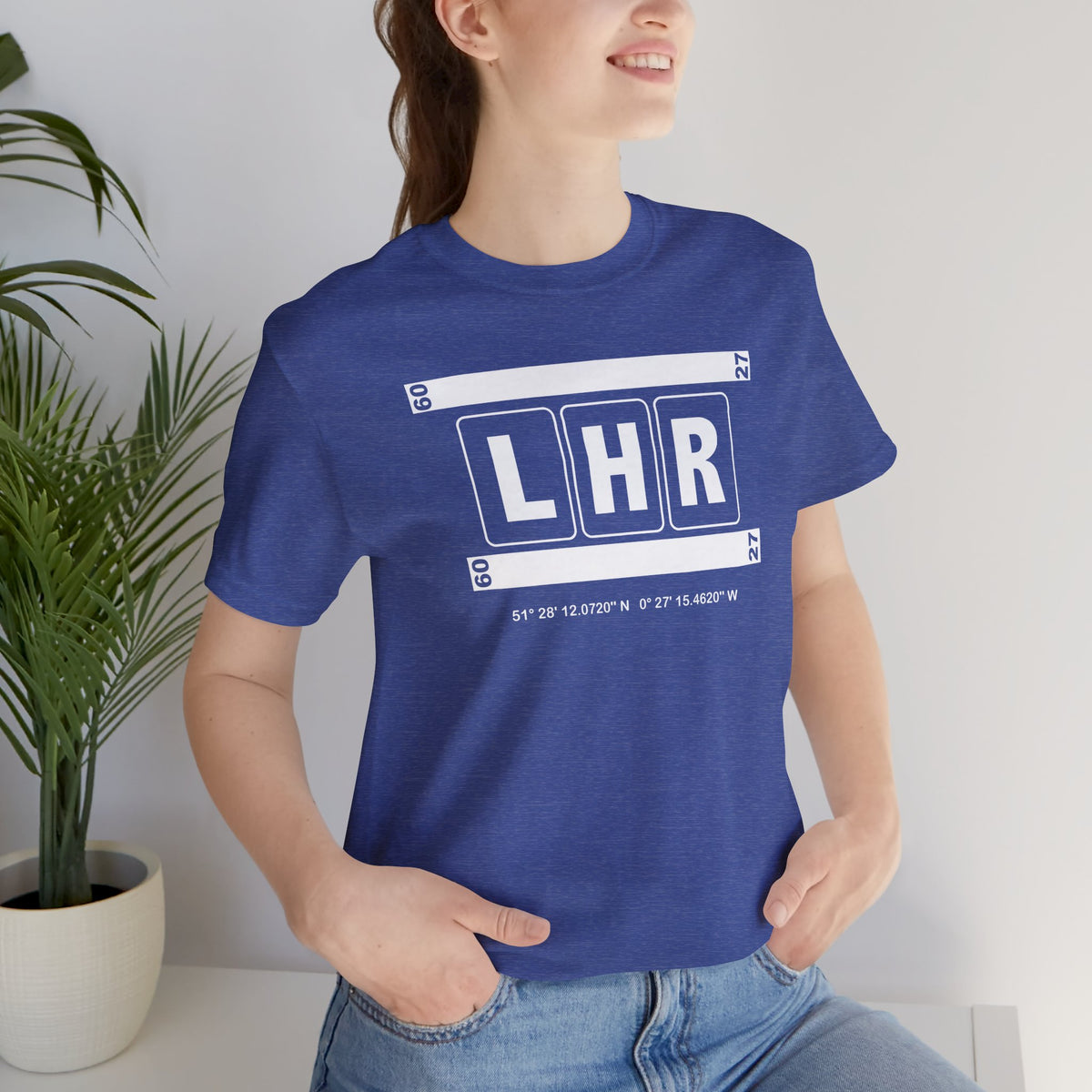 LHR  Airport Code Tee Shirt 1