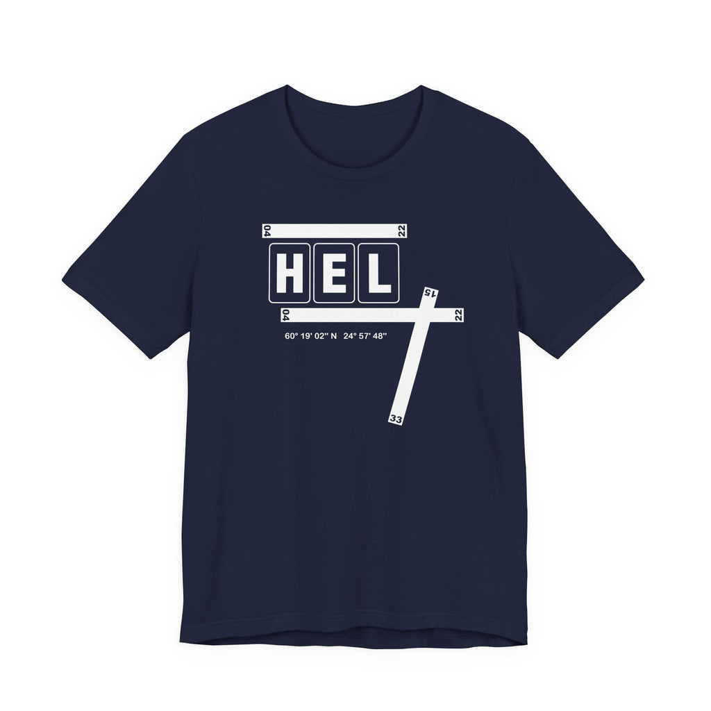 HEL Airport Code Tee Shirt 1