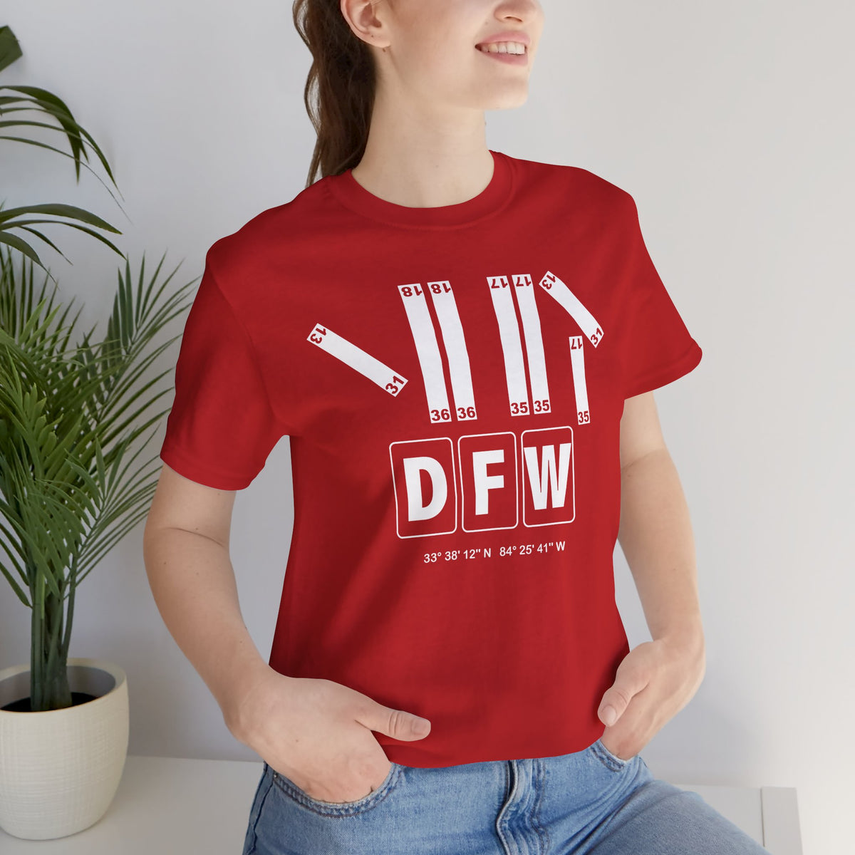 DFW Airport Code Tee Shirt 1