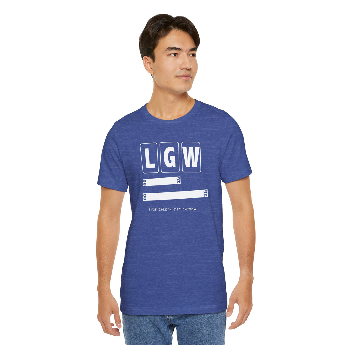 LGW Airport Code Tee Shirt 1