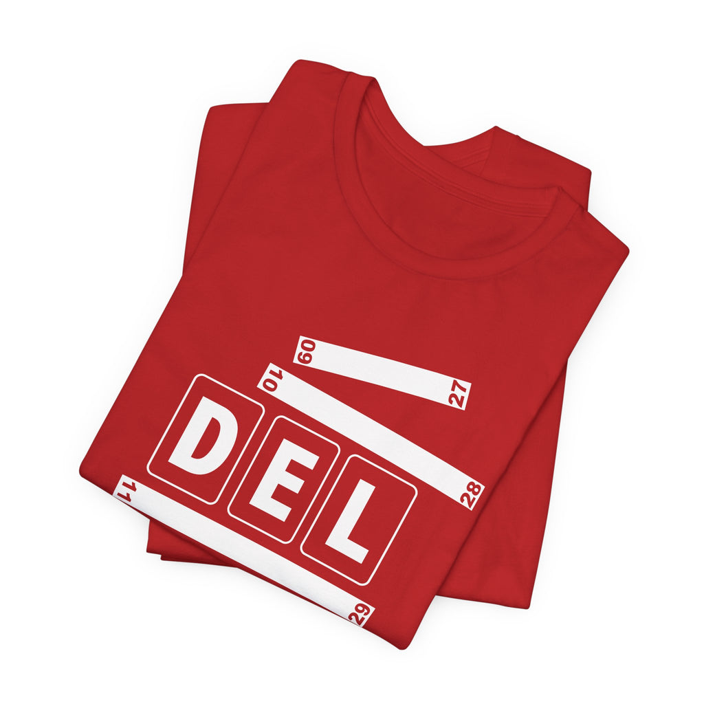 DEL Airport Code Tee Shirt 1
