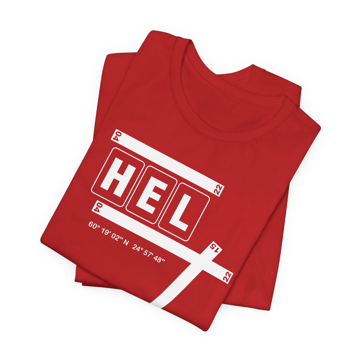 HEL Airport Code Tee Shirt 1