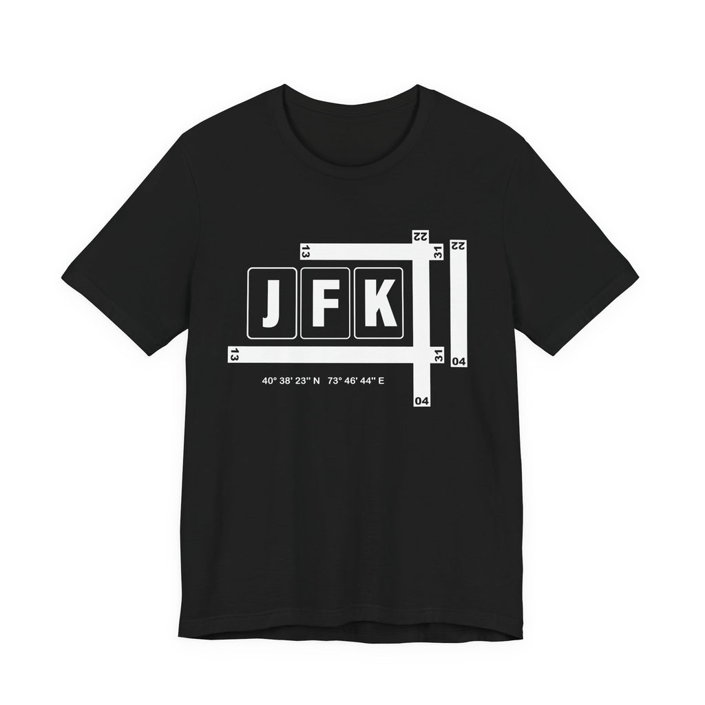 JFK Runway Code Tee