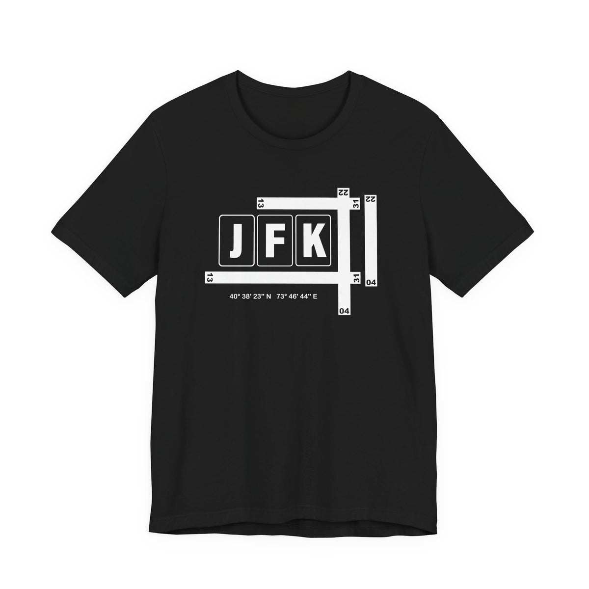 JFK Airport Code Tee Shirt 1