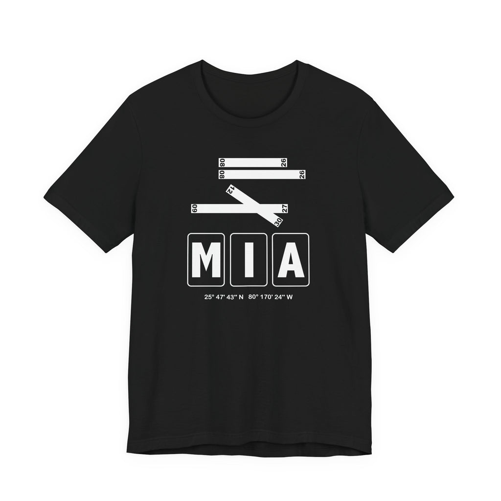 MIA Airport Code Tee Shirt 1