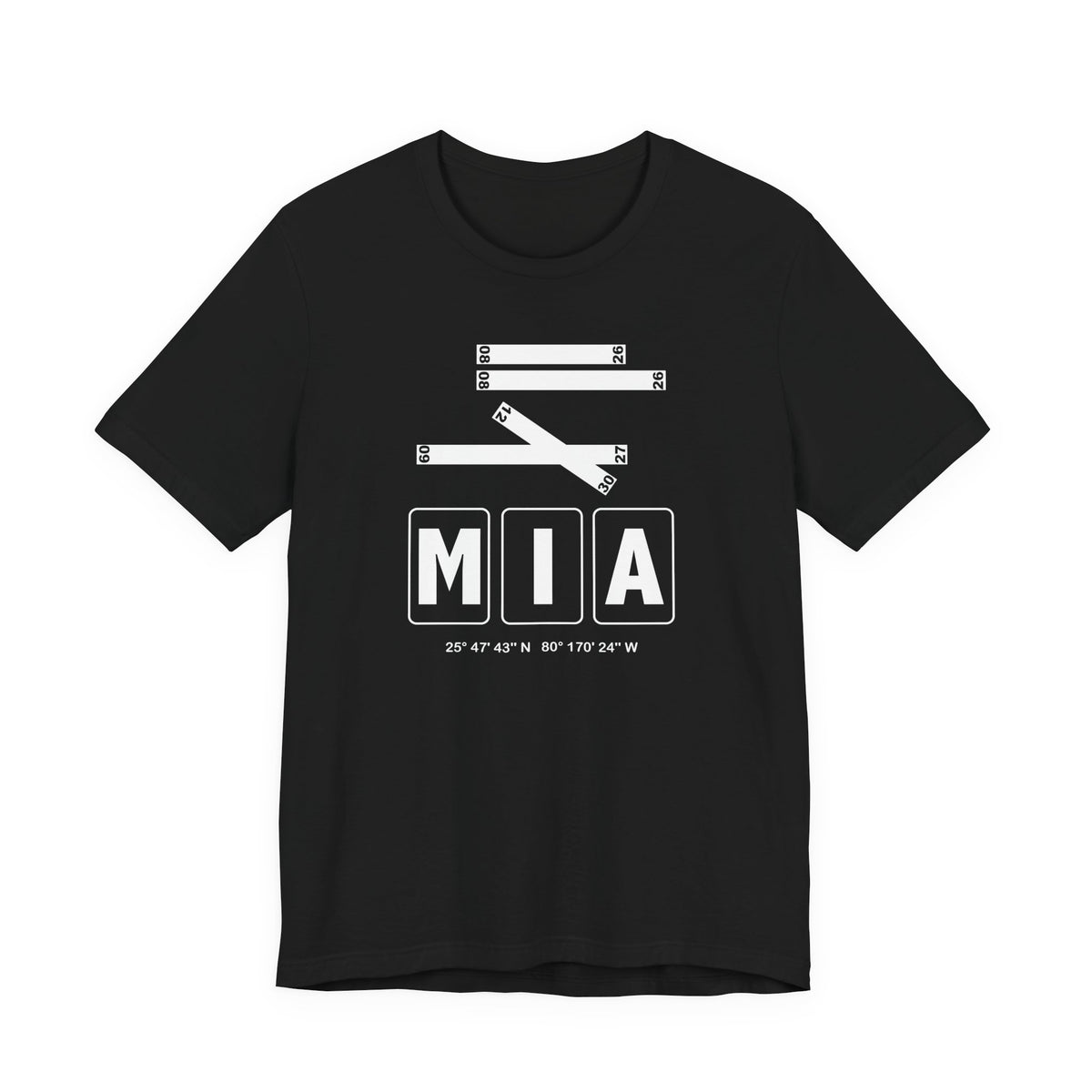 MIA Airport Code Tee Shirt 1