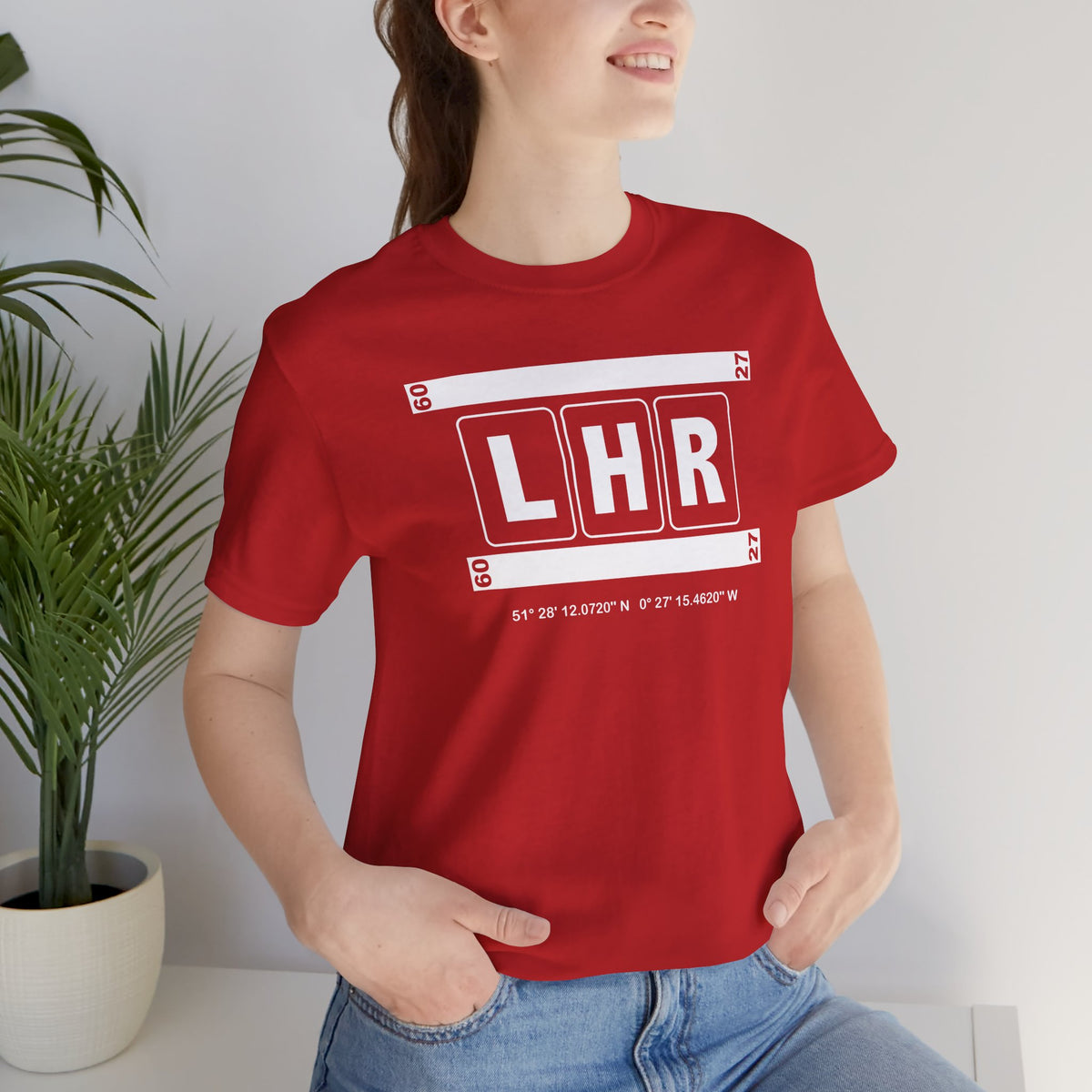 LHR  Airport Code Tee Shirt 1