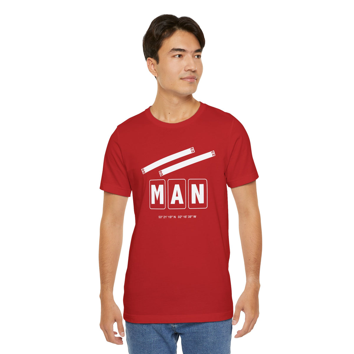 MAN Airport Code Tee Shirt 1