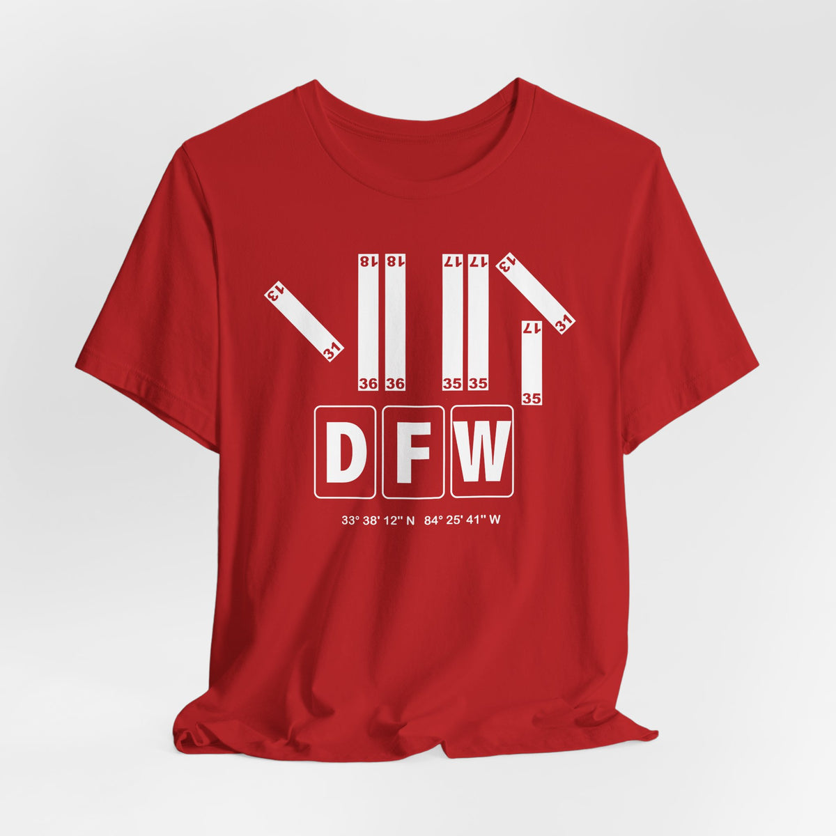 DFW Airport Code Tee Shirt 1