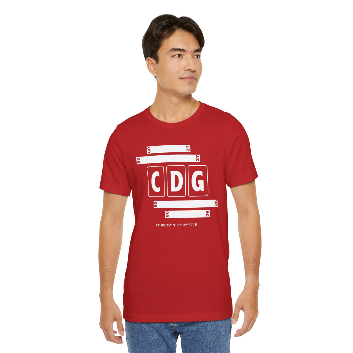 CDG Airport Code Tee Shirt 1