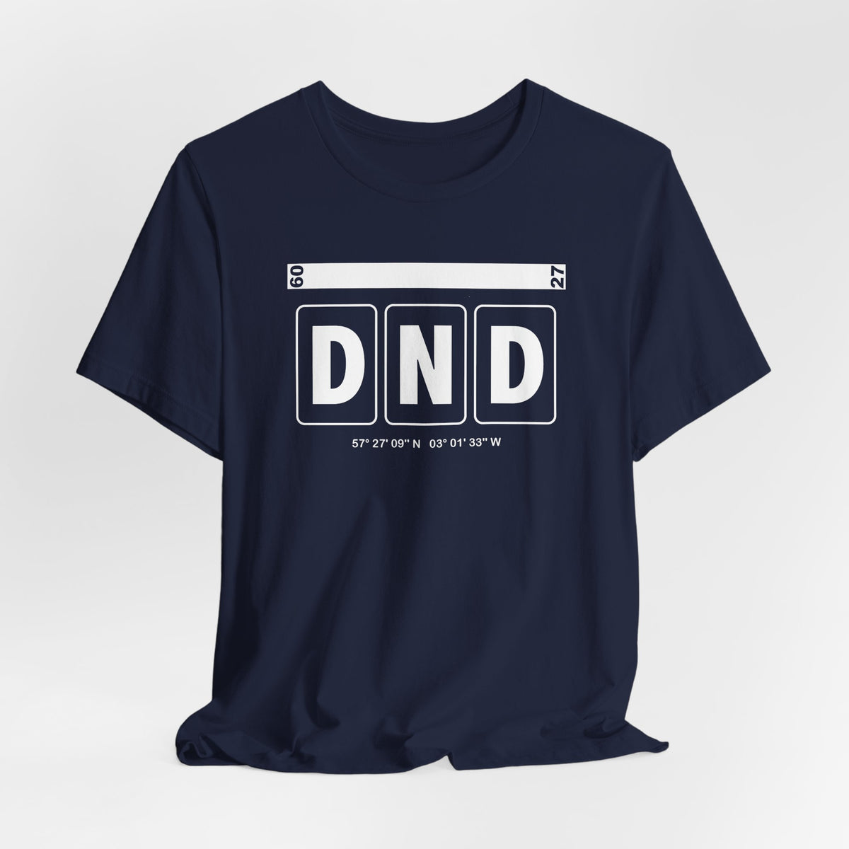 DND Airport Code Tee Shirt 1