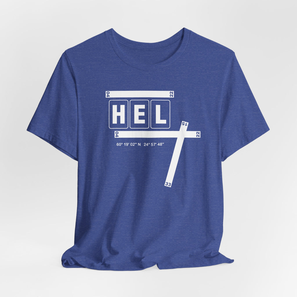 HEL Airport Code Tee Shirt 1