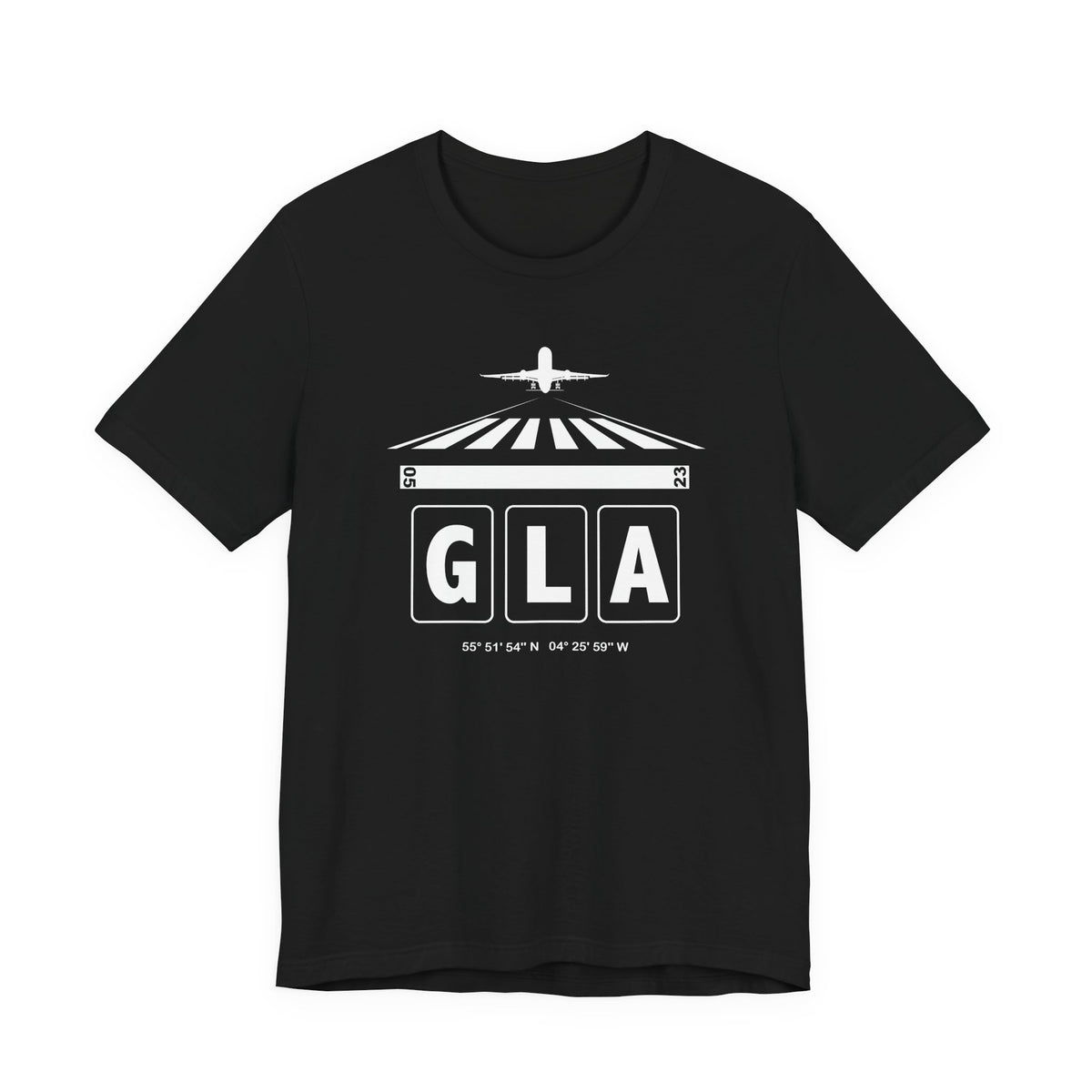 GLA Glasgow Airport Code Teeshirt