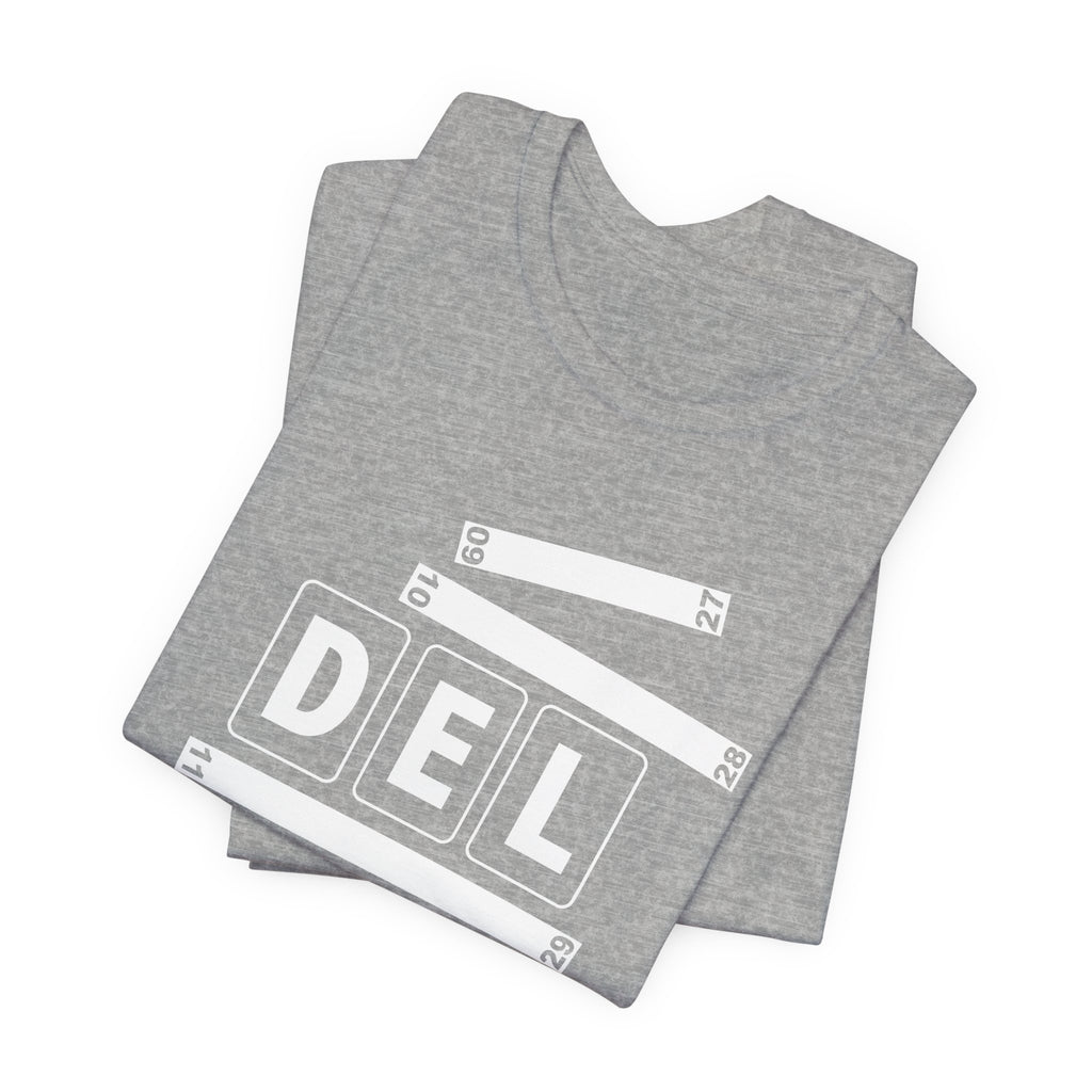 DEL Airport Code Tee Shirt 1