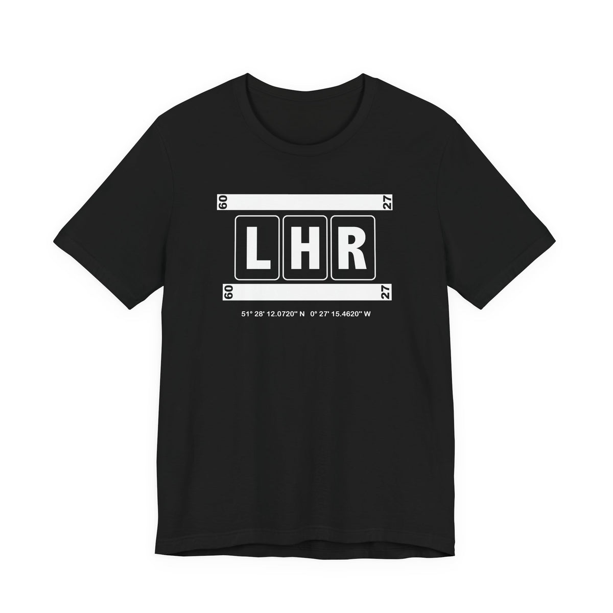 LHR  Airport Code Tee Shirt 1