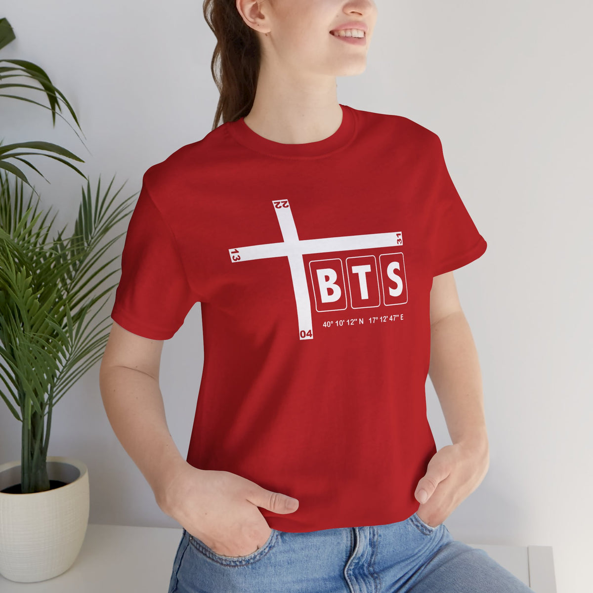 BTS Airport Code Tee Shirt 1