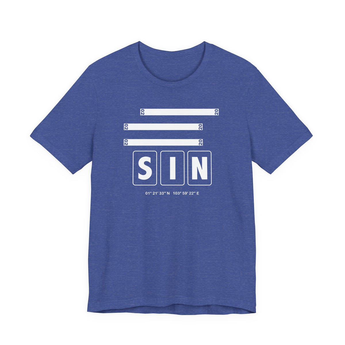 SIN Airport Code Tee Shirt 1