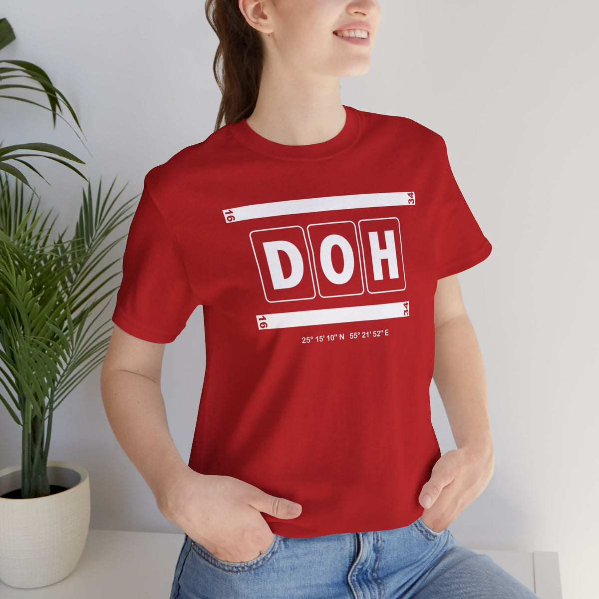 DOH Airport Code Tee Shirt