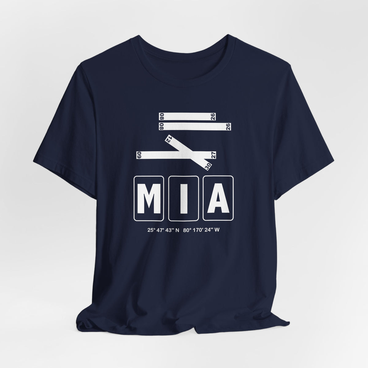 MIA Airport Code Tee Shirt 1