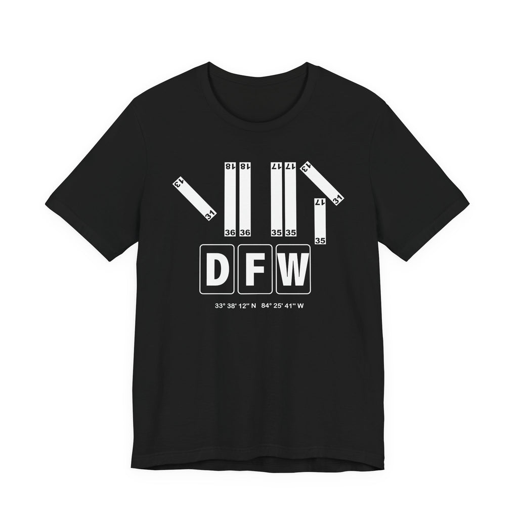 DFW Airport Code Tee Shirt 1