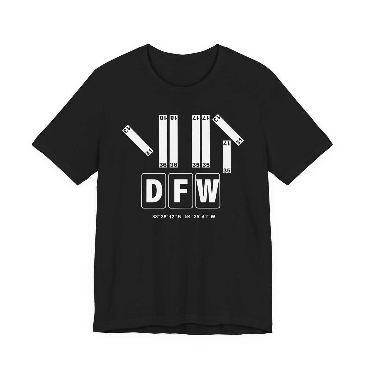 DFW Airport Code Tee Shirt 1
