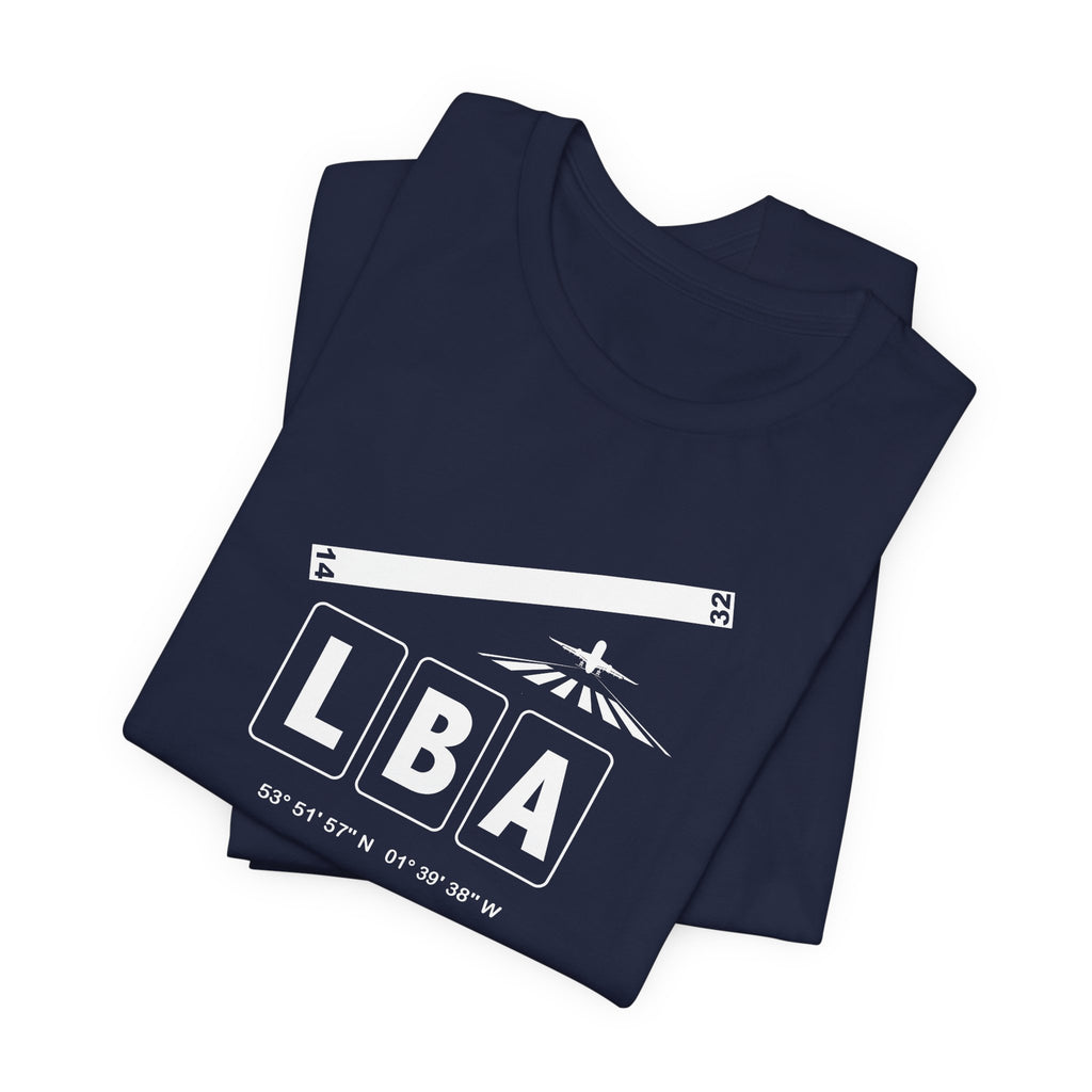 LBA Airport Code Tee Shirt 1