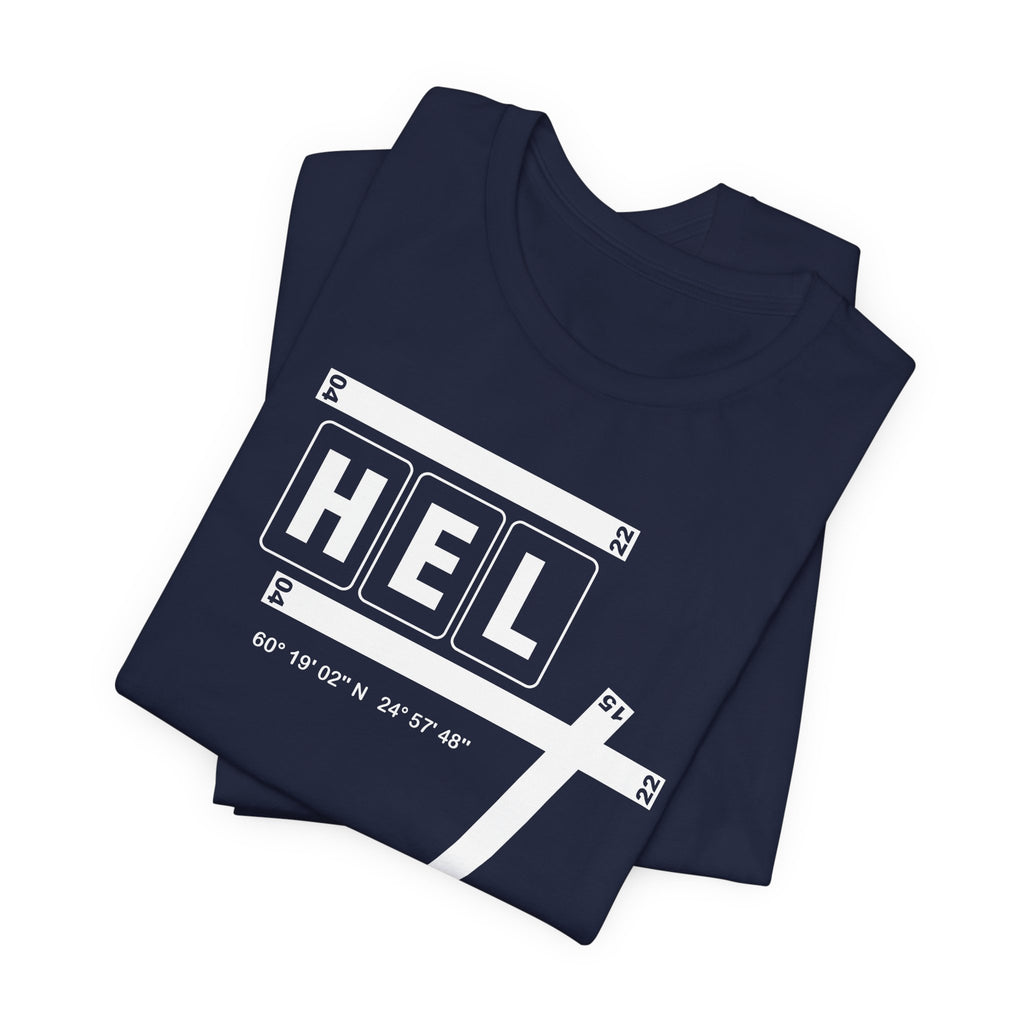 HEL Airport Code Tee Shirt 1