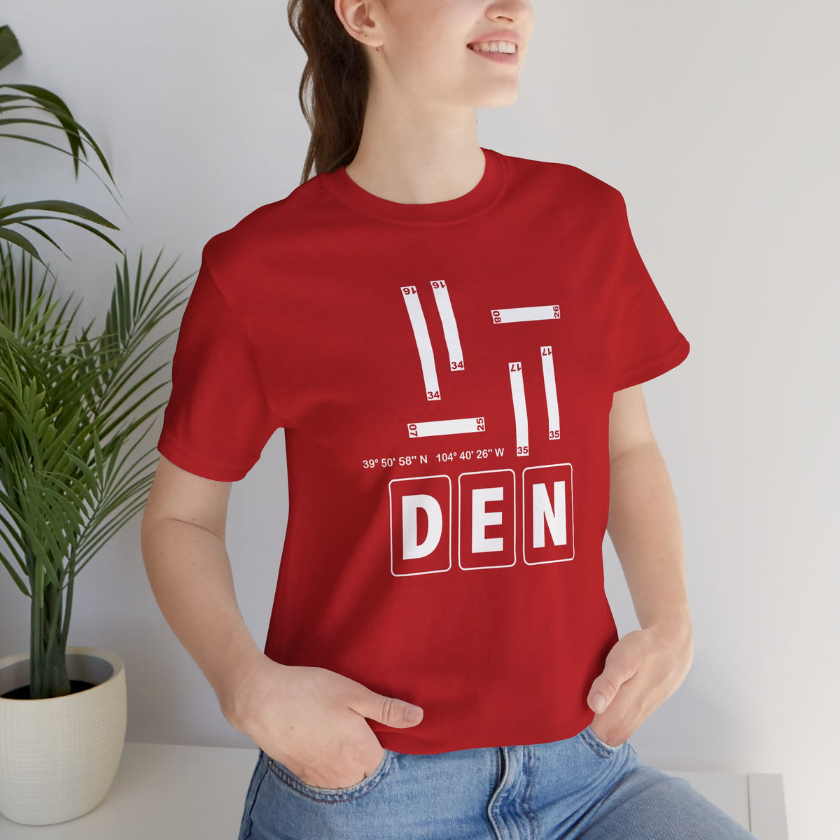 DEN Airport Code Tee Shirt 1