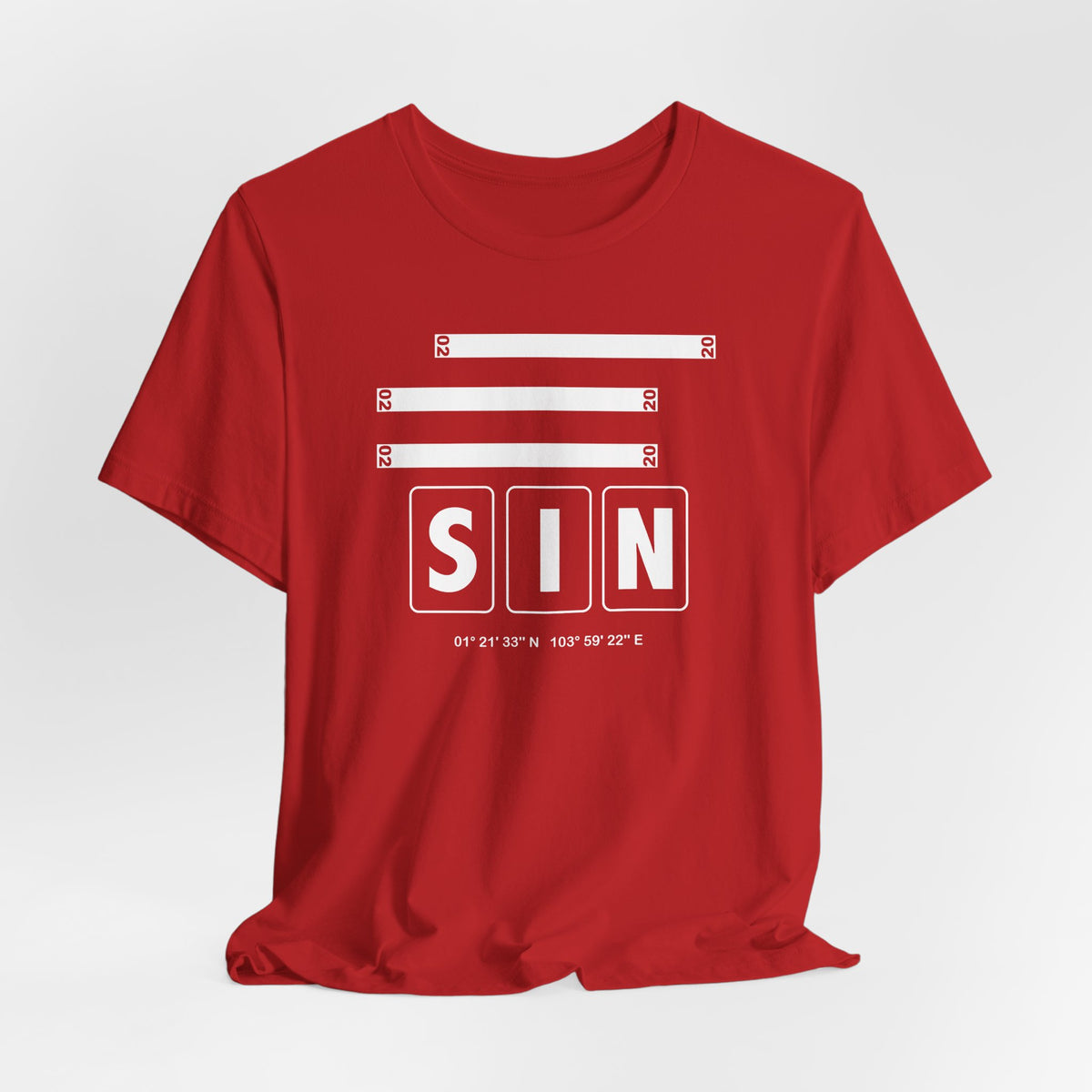 SIN Airport Code Tee Shirt 1