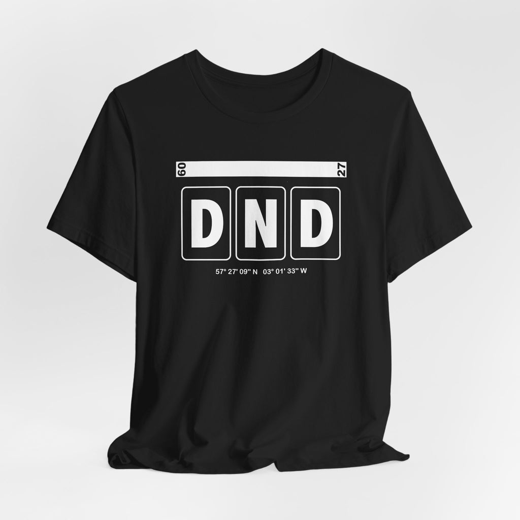 DND Airport Code Tee Shirt 1