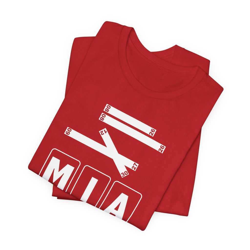 MIA Airport Code Tee Shirt 1