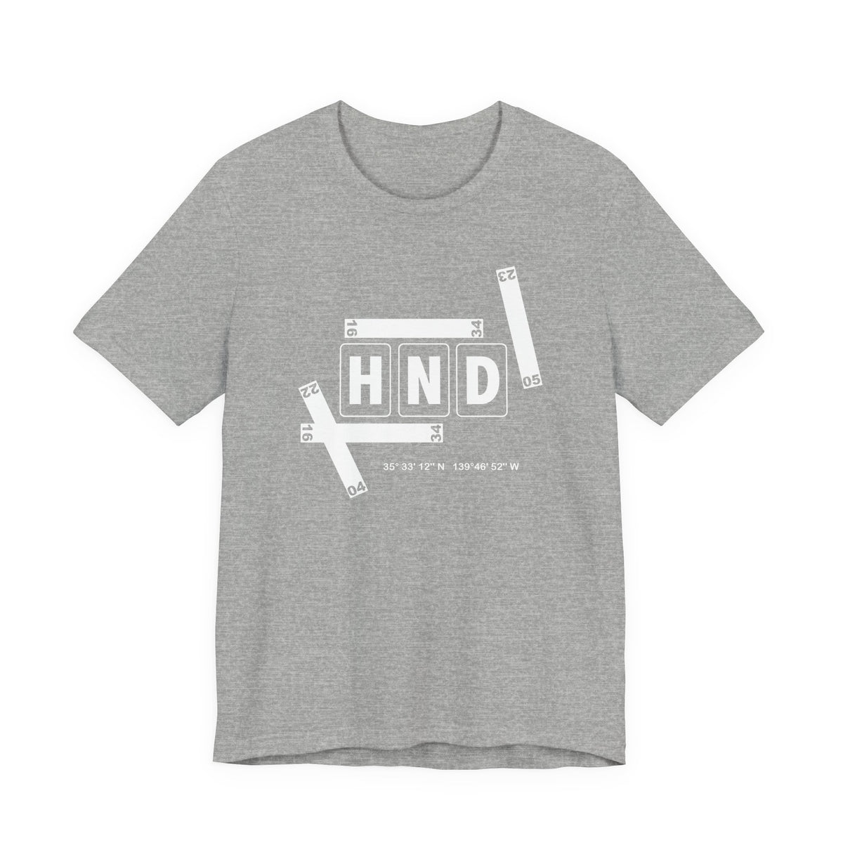 HND Airport Code Tee Shirt 1