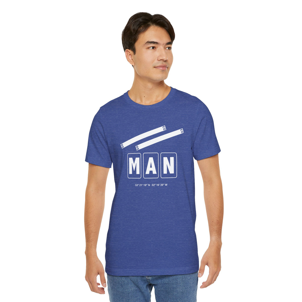 MAN Airport Code Tee Shirt 1