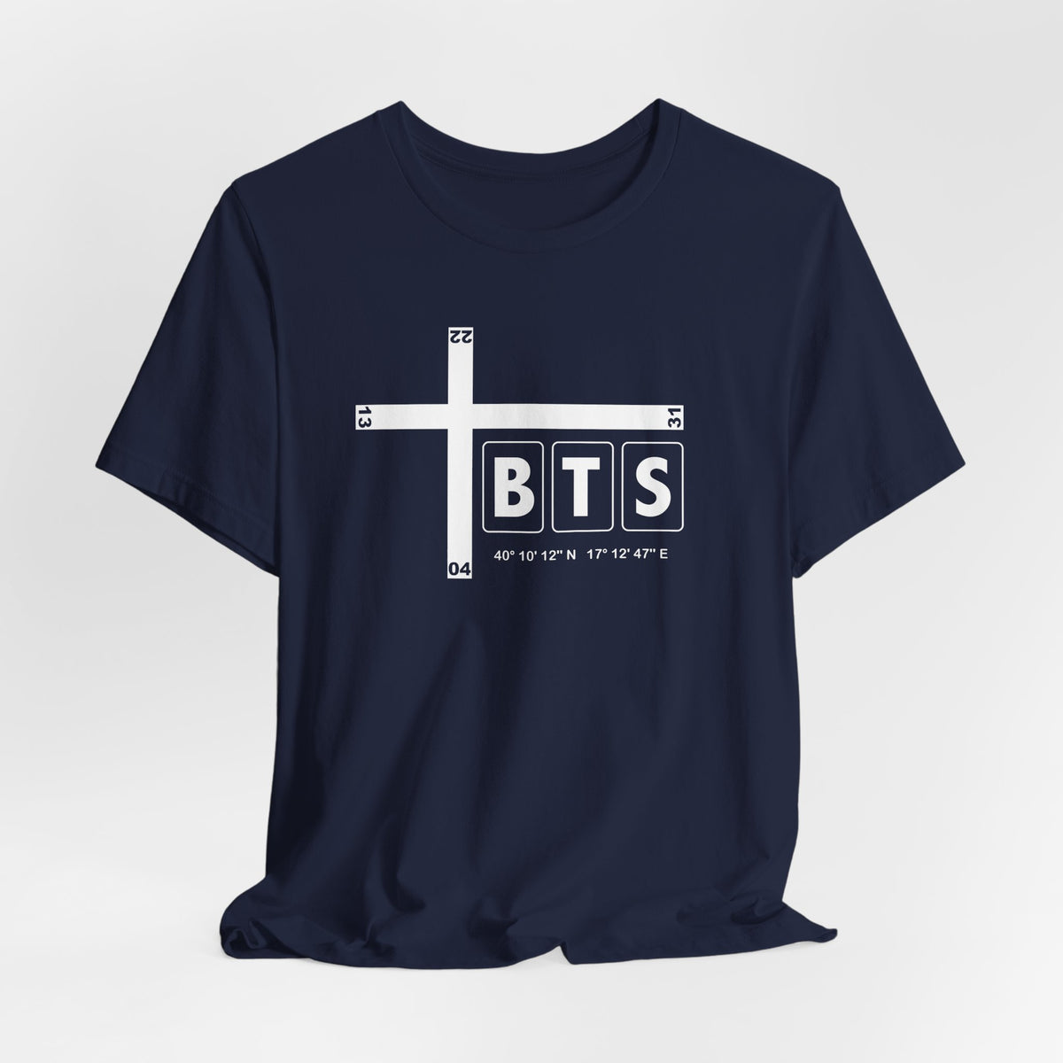 BTS Airport Code Tee Shirt 1