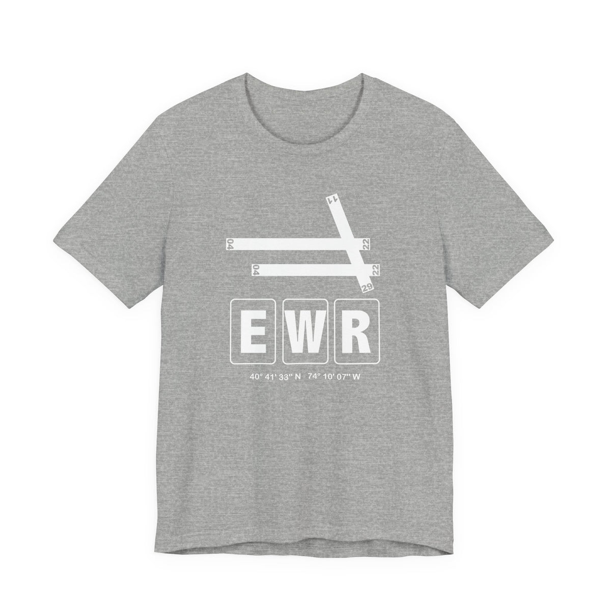 EWR Airport Code Tee Shirt 1