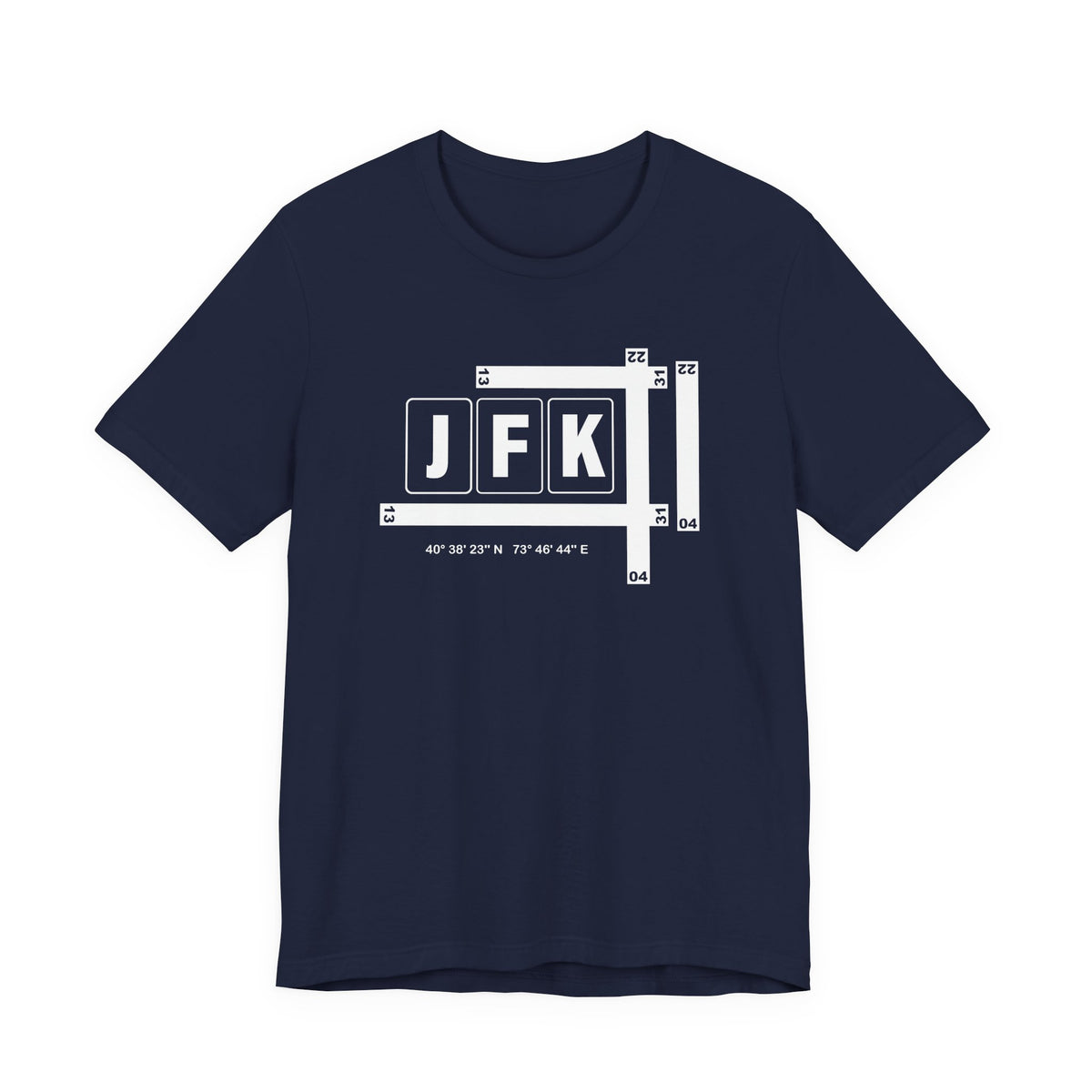 JFK Airport Code Tee Shirt 1