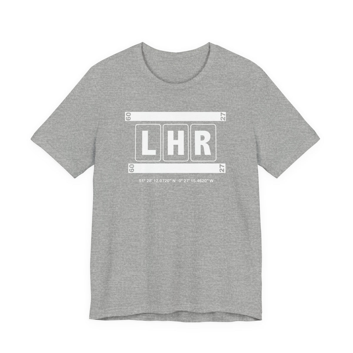 LHR  Airport Code Tee Shirt 1