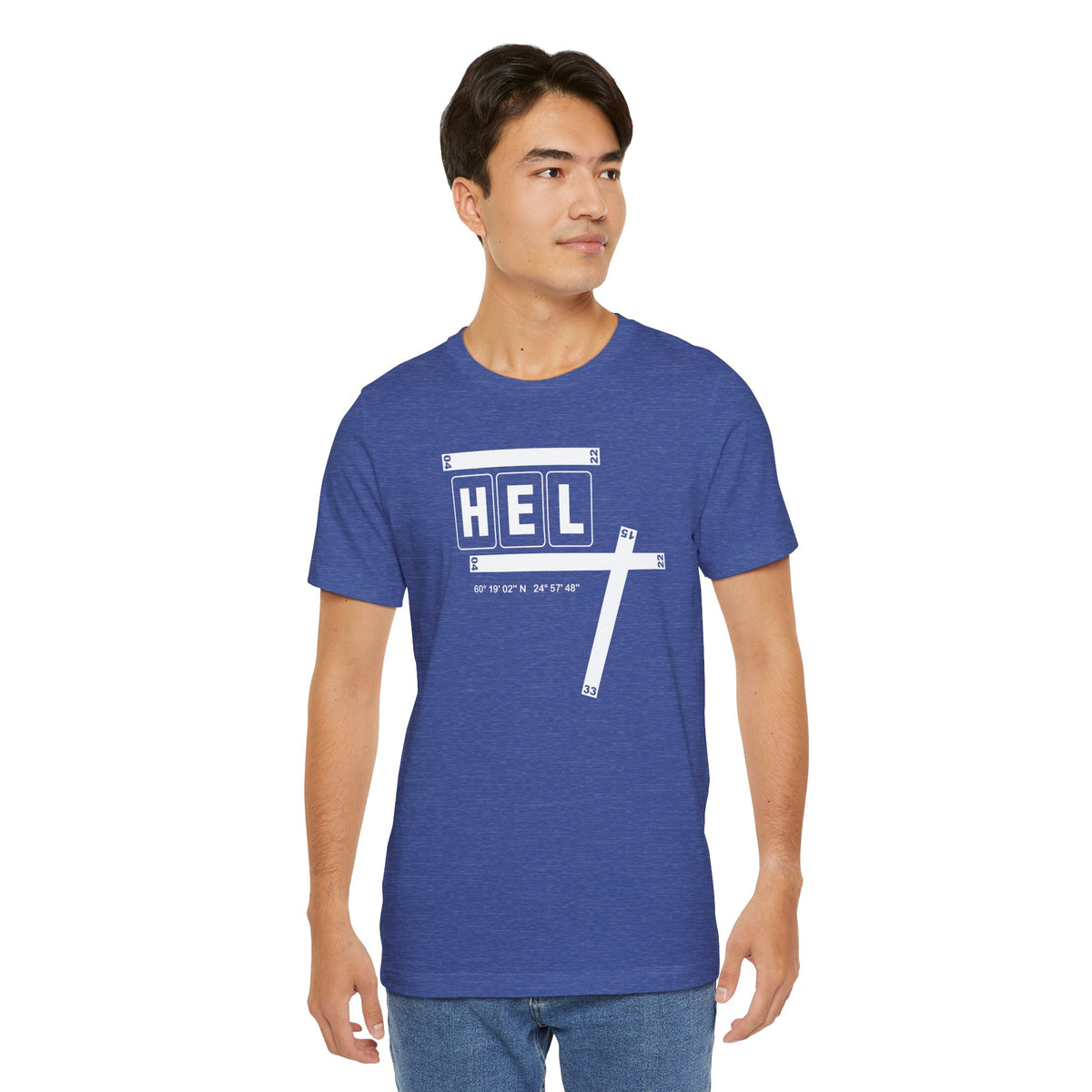 HEL Airport Code Tee Shirt 1