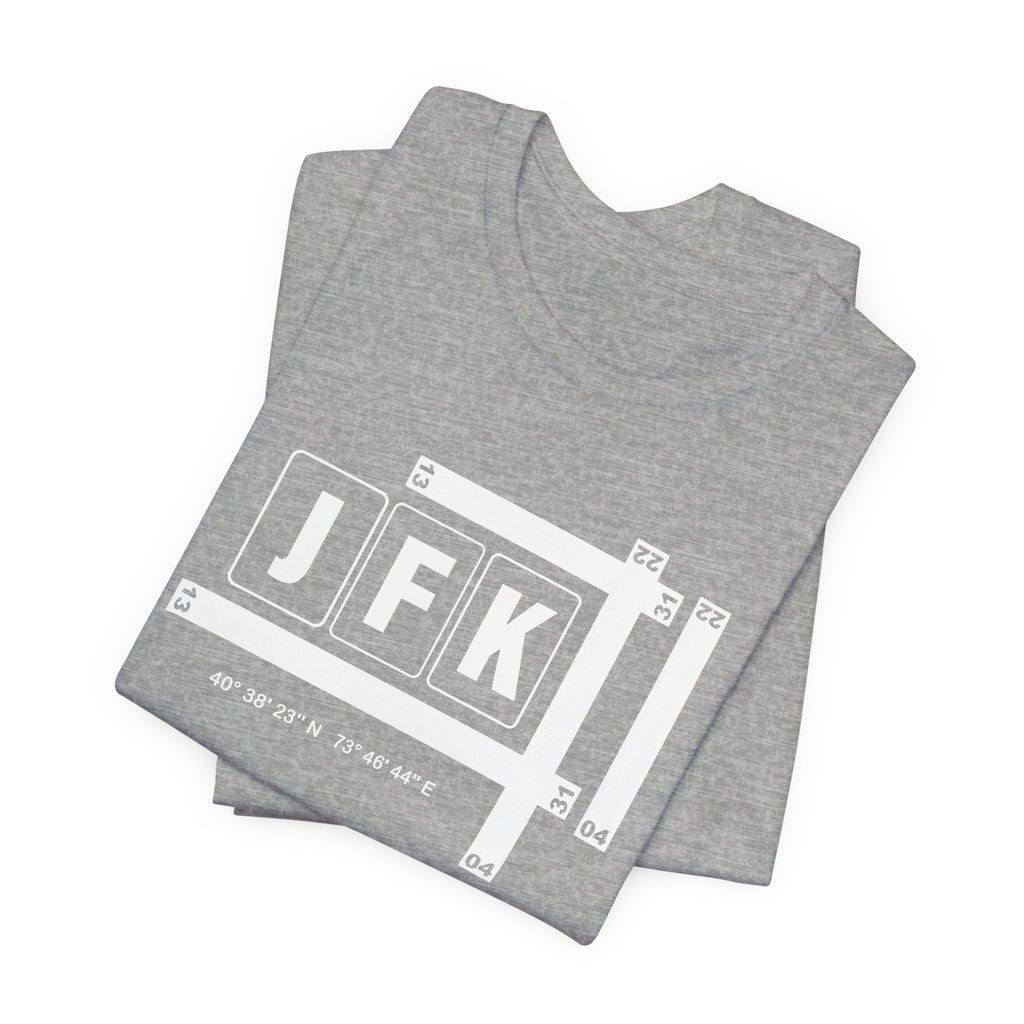 JFK Airport Code Tee Shirt 1