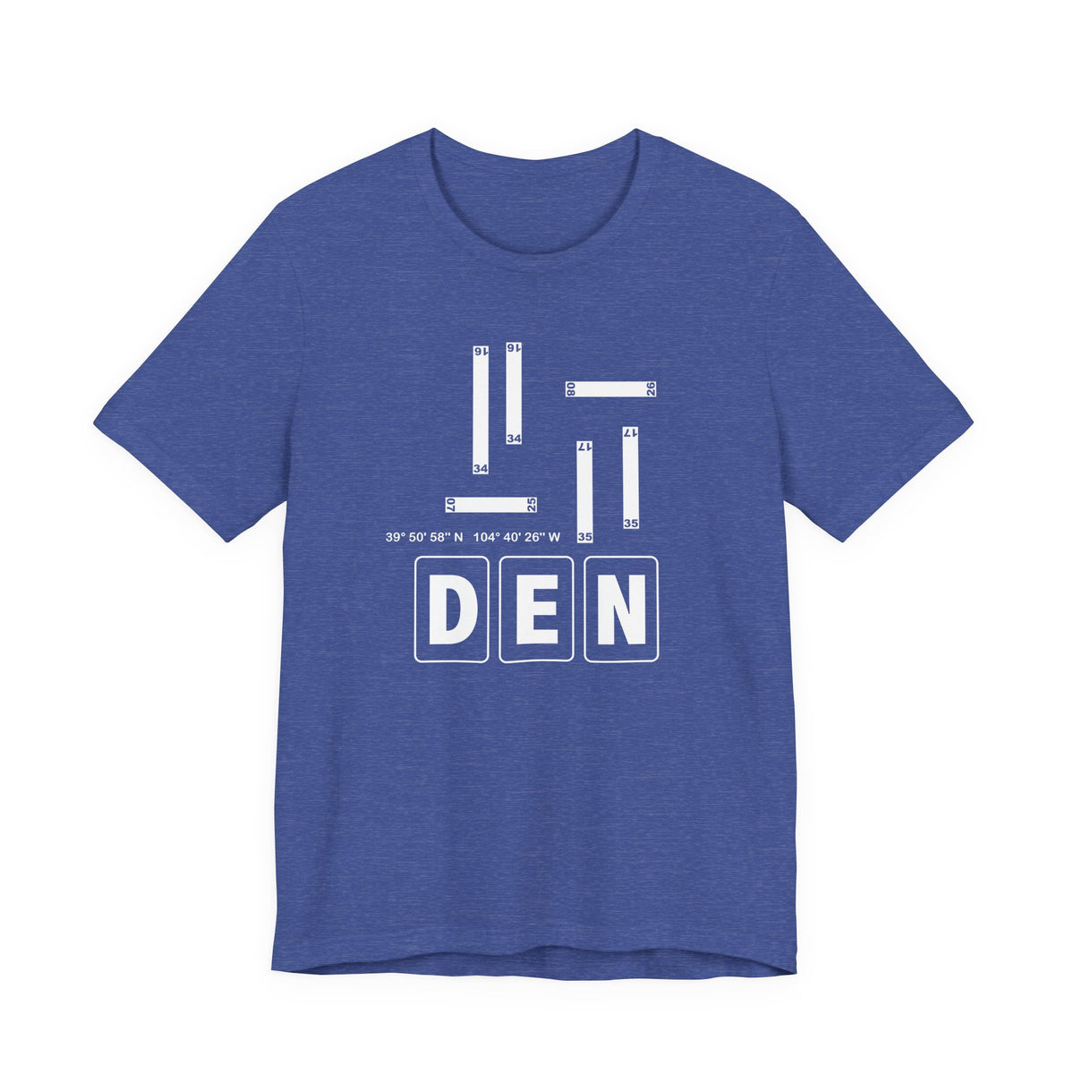 DEN Airport Code Tee Shirt 1