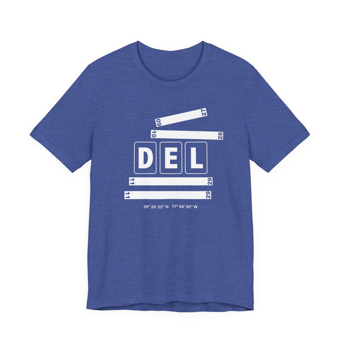 DEL Airport Code Tee Shirt 1
